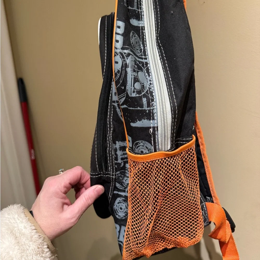 Disney Star Wars BB-8 Astromech Droid Kids' Backpack Orange Black School Bag